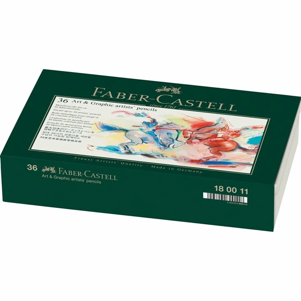 Faber-Castell FC-180011 Bewaarblik - 36 Potloden - Assorti