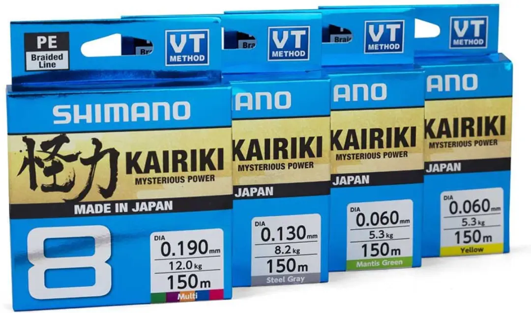 Shimano Kairiki 8 Braid 0.10mm - 300m Geel