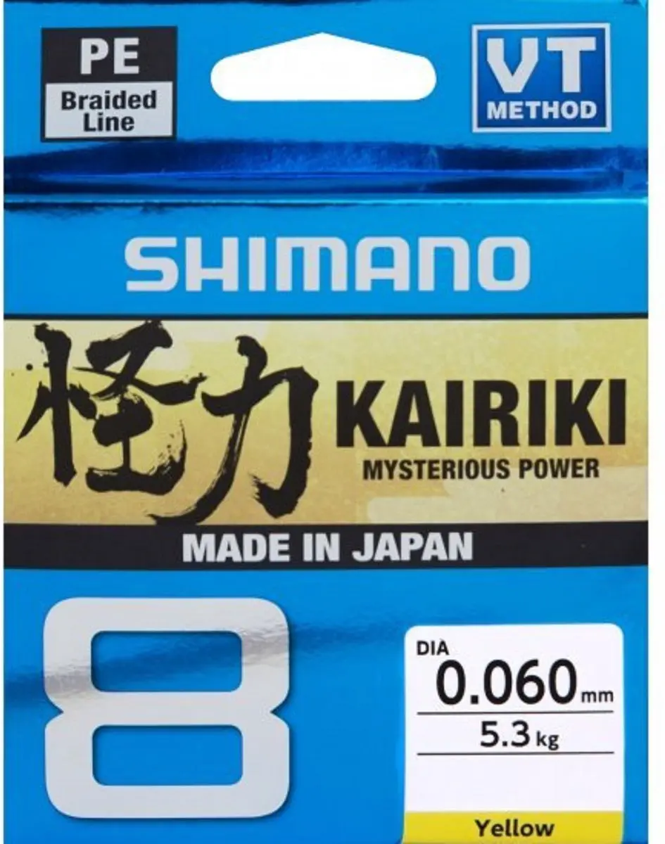 Shimano Kairiki 8 Braid 0.10mm - 300m Geel