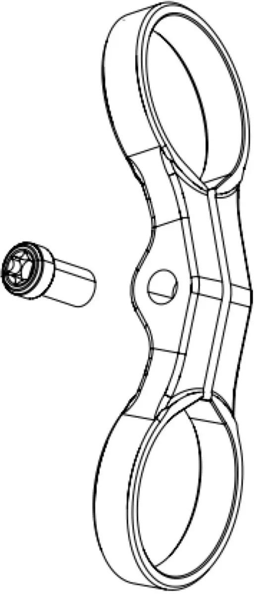 SRAM AXS Pod Ultimate Klem - Zilver - afbeelding 2 van 3