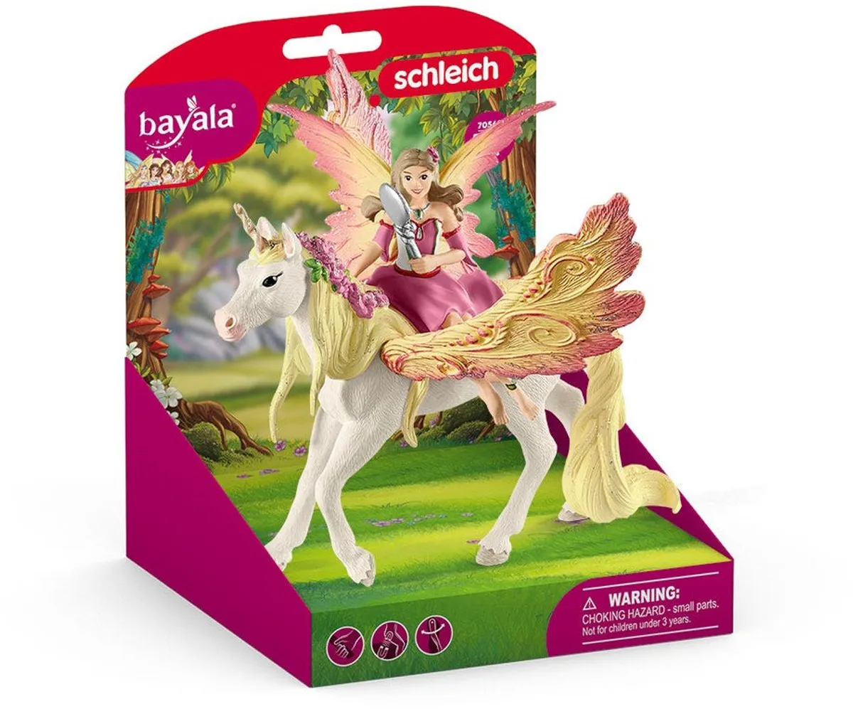 Schleich BAYALA Feya met Pegasuseenhoorn 70568 - Speelfiguur