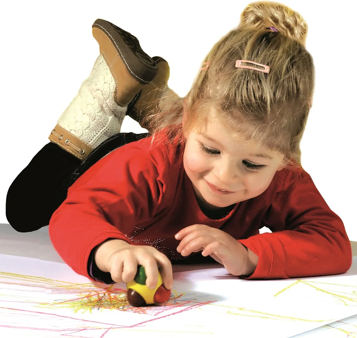 SES Creative My First Kleurbal Krijtstift - 6 Kleuren