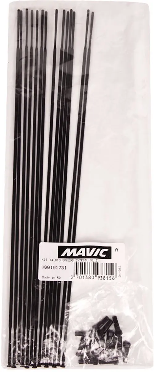 Mavic E-Crosstrail SL Carbon 29" Voorste Spaken - 14 Stuks - Zilver - afbeelding 4 van 6