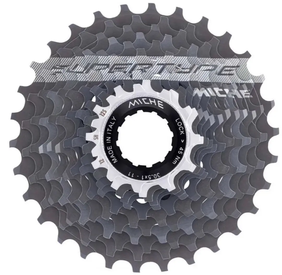 Miche Supertype Shimano Fietscassette 12s CSM21201130 - 11-30t - Zilver - afbeelding 2 van 2