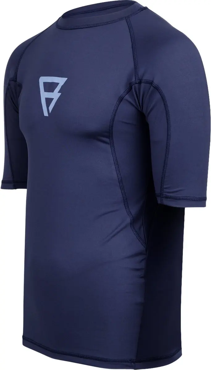 Brunotti Waveguard Rashguard Heren Indigo Blue M - UV50+ Sneldrogend