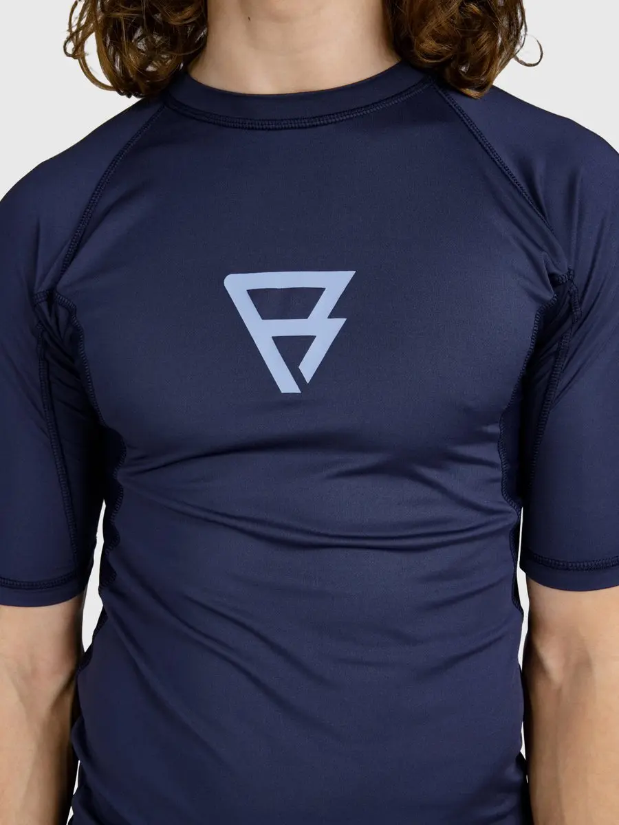 Brunotti Waveguard Rashguard Heren Indigo Blue M - UV50+ Sneldrogend
