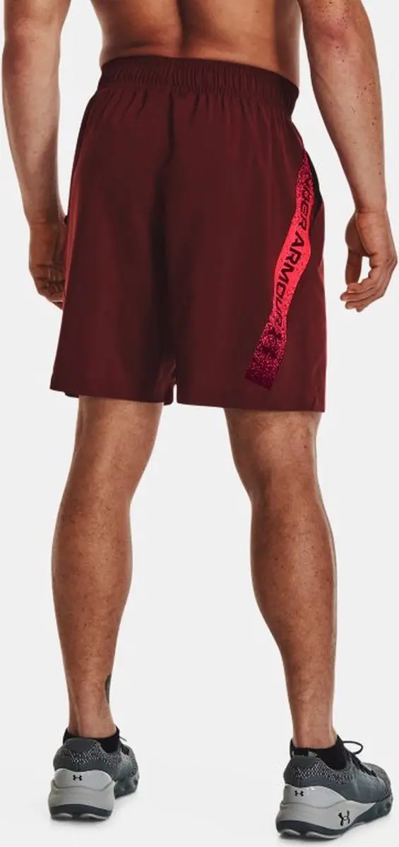 Under Armour Woven Graphic Sportshort Heren - Rood - afbeelding 6 van 6
