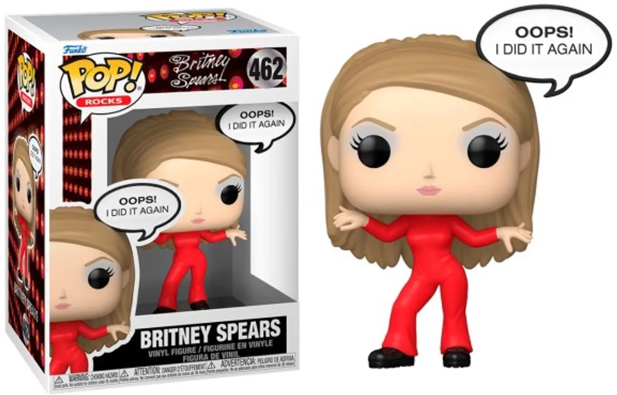 Funko Pop Britney Spears Oops I Did It Again 9,5cm - #462 - afbeelding 6 van 6