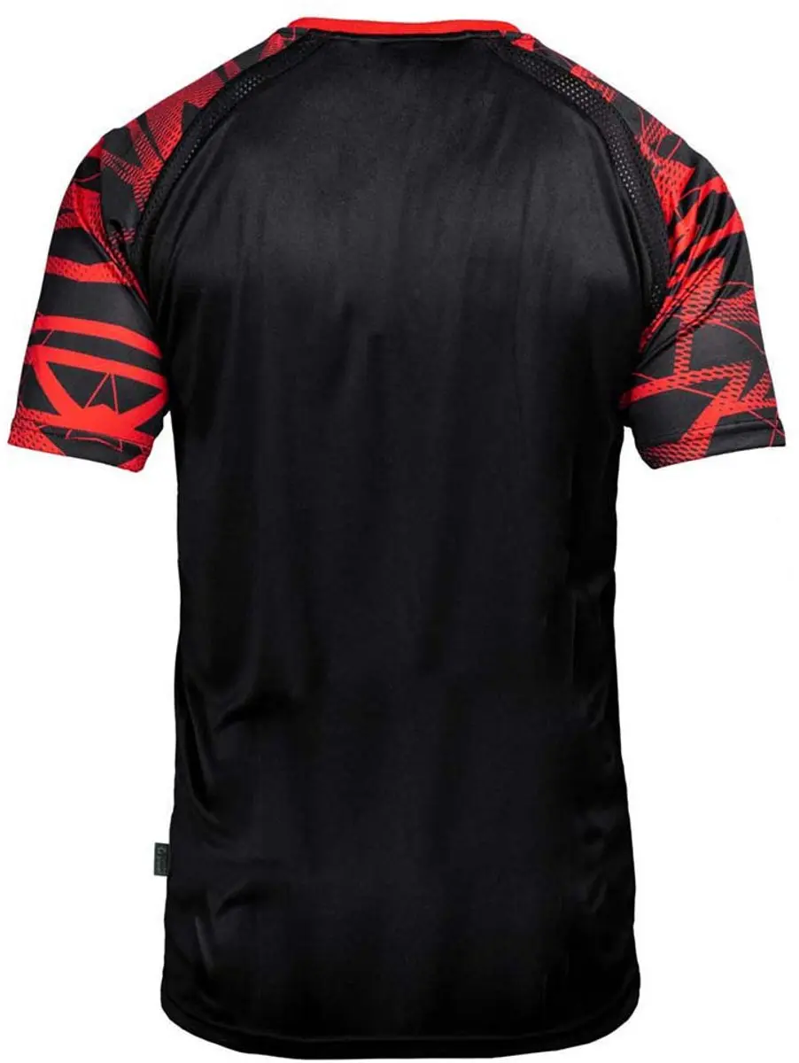 Uhlsport Goal 25 Shirt - Zwart-Rood S - afbeelding 2 van 6