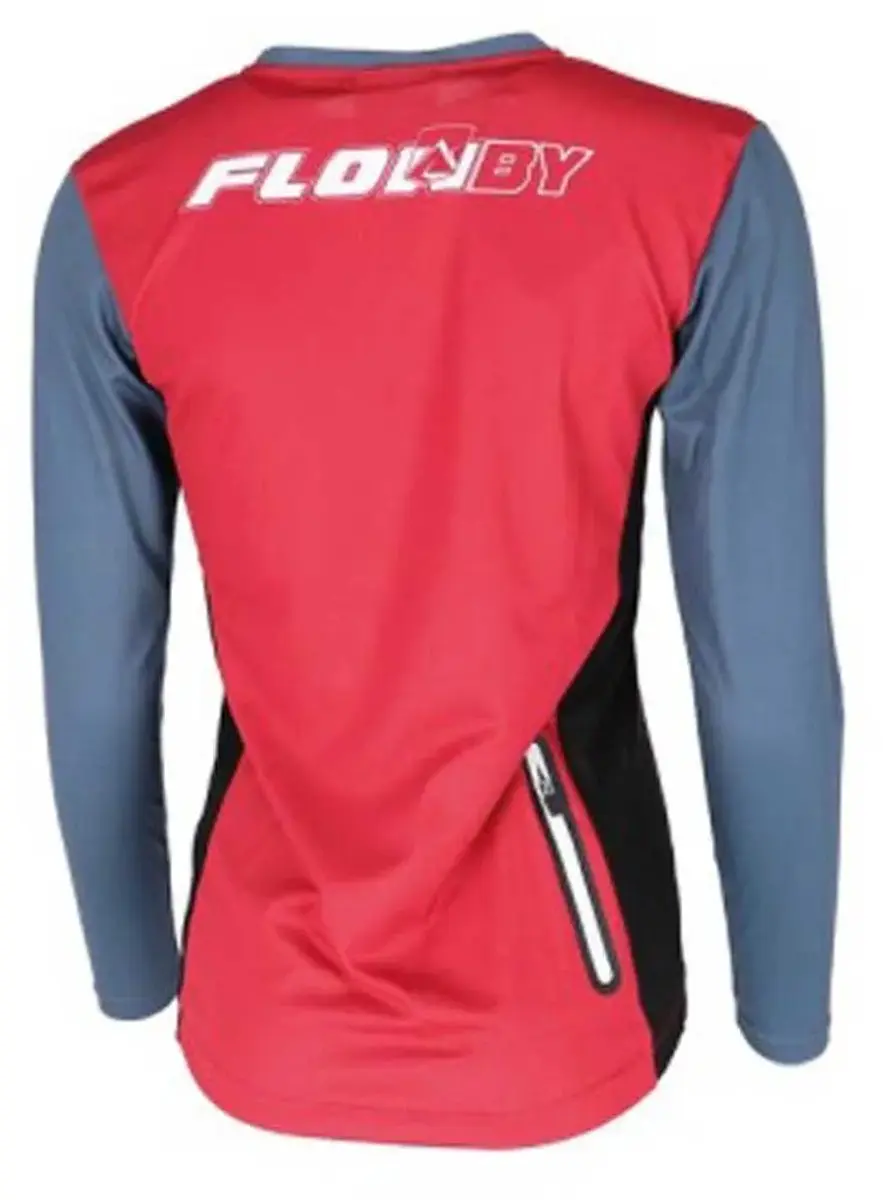 XLC Flowby Langarm Trui - Rood/Grijs - afbeelding 2 van 4