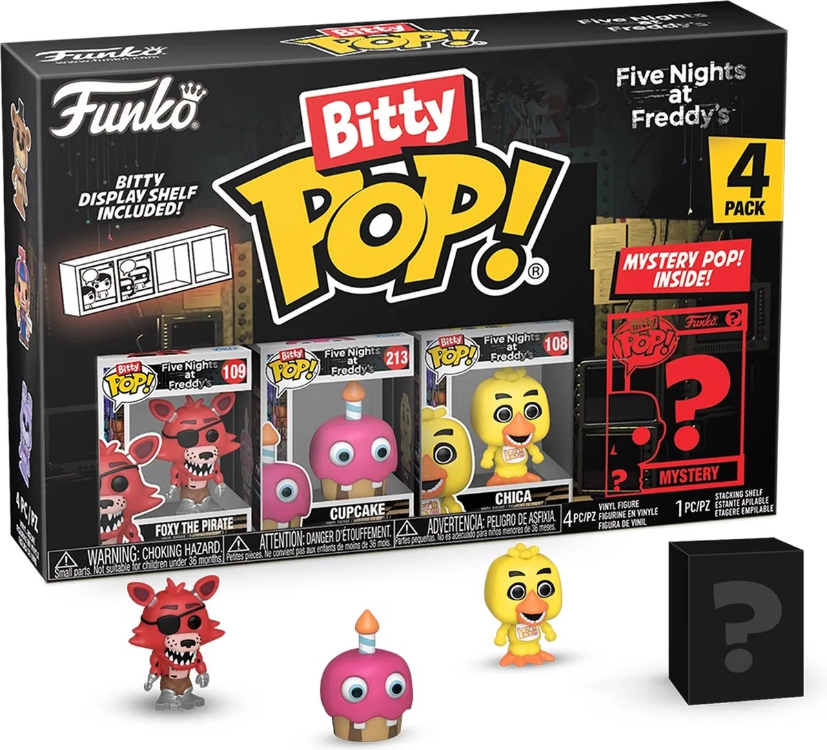 Funko Pop! FIVE NIGHTS AT FREDDY'S Bitty Pop 4 Pack