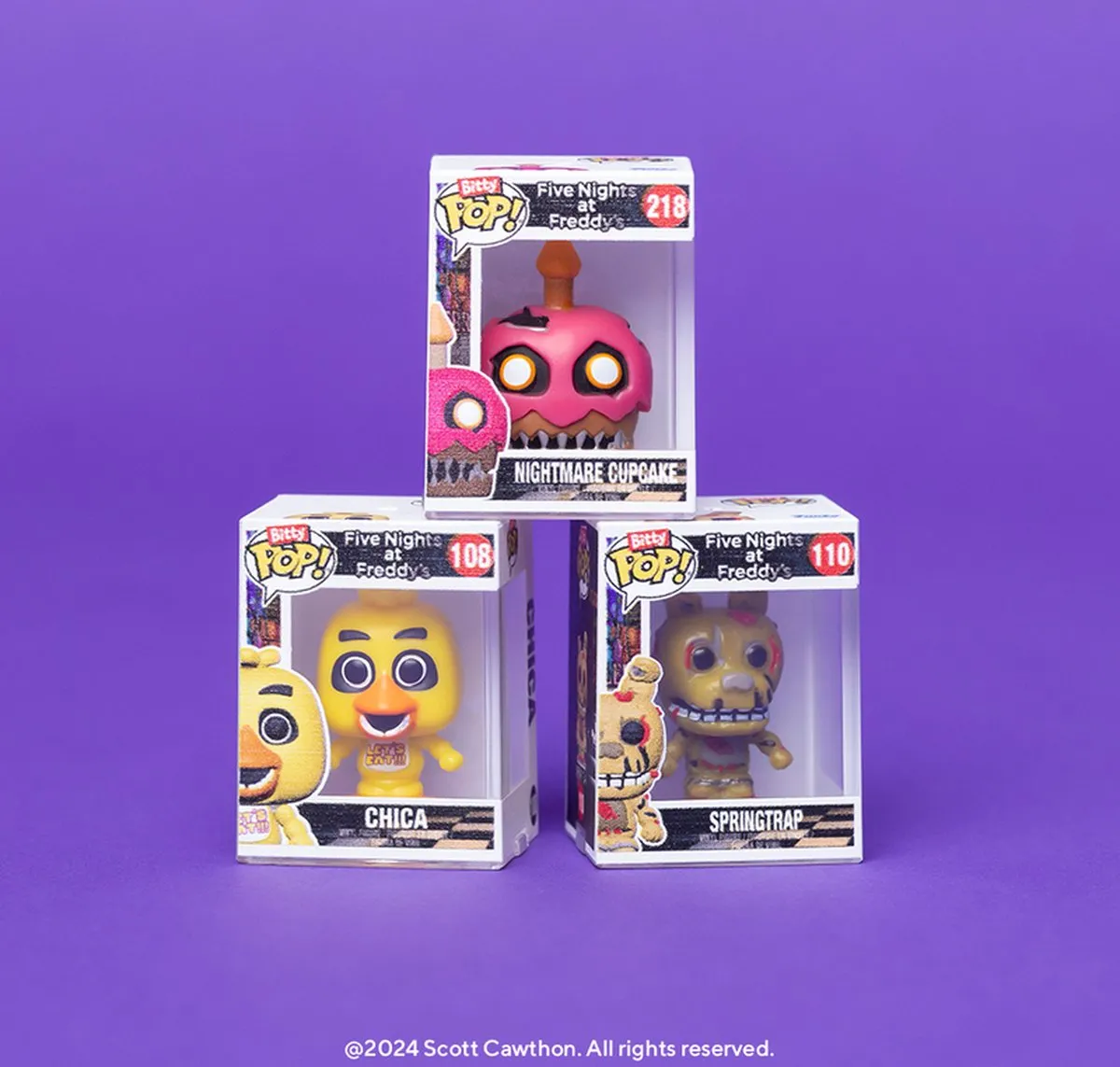 Funko Pop! FIVE NIGHTS AT FREDDY'S Bitty Pop 4 Pack - Foxy - Veelkleurig
