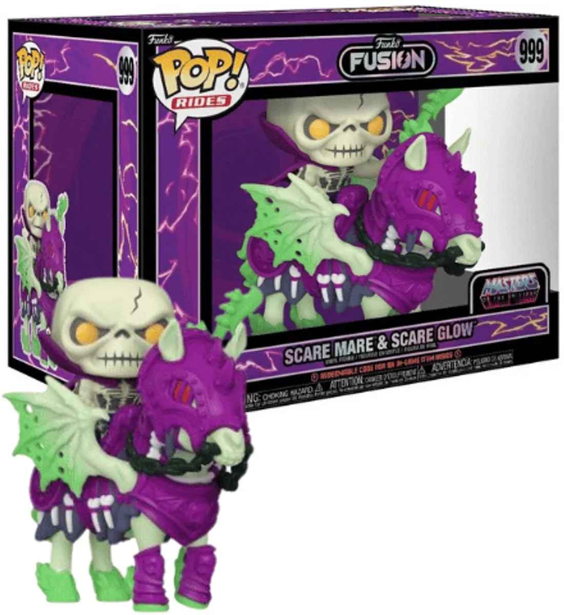 Funko Fusion Masters of the Universe Scare Mare & Scare Glow Pop! Rides - Multicolor