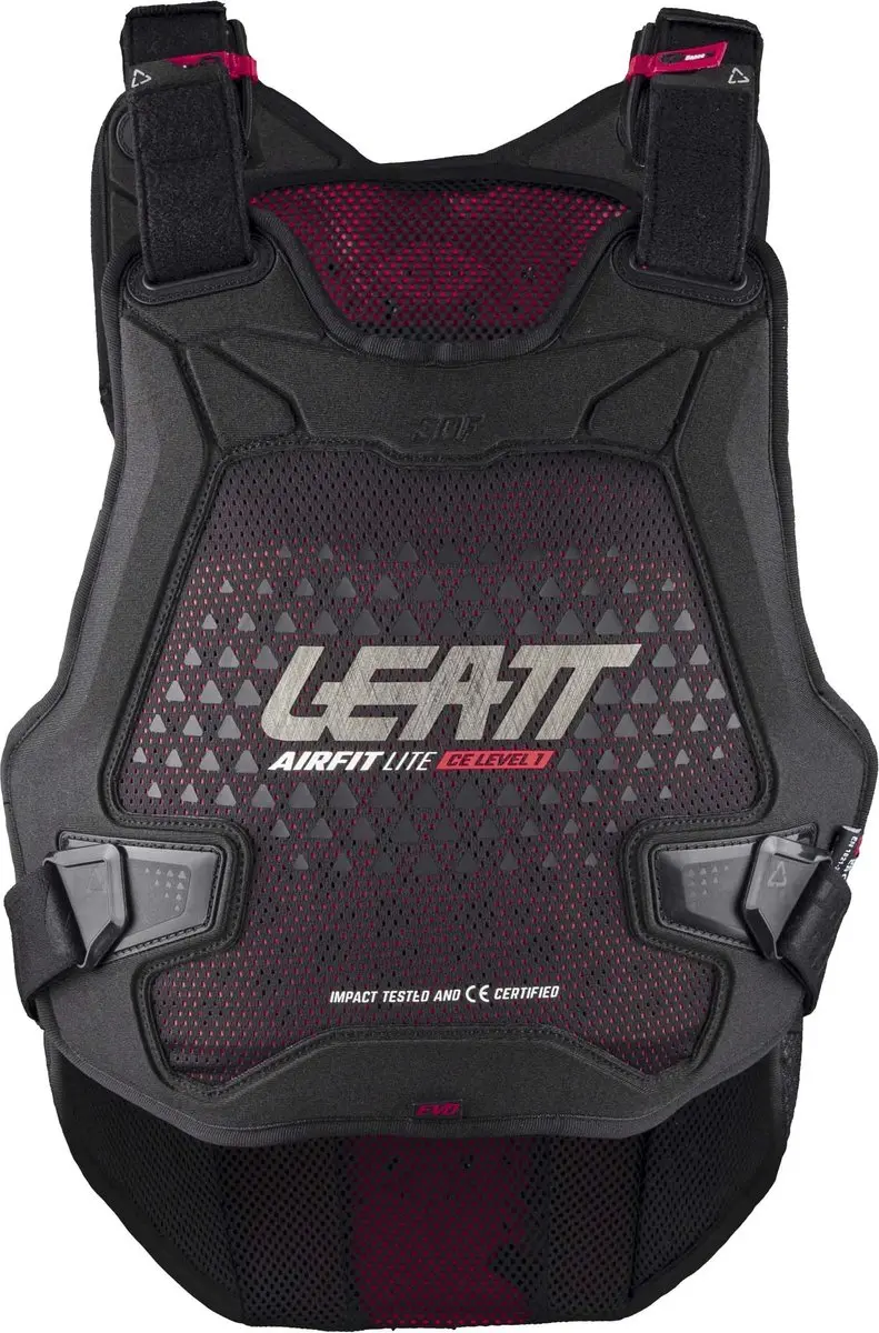Leatt 3DF Airfit Evo Lite Borstbeschermer L/XL - Zwart - afbeelding 3 van 4