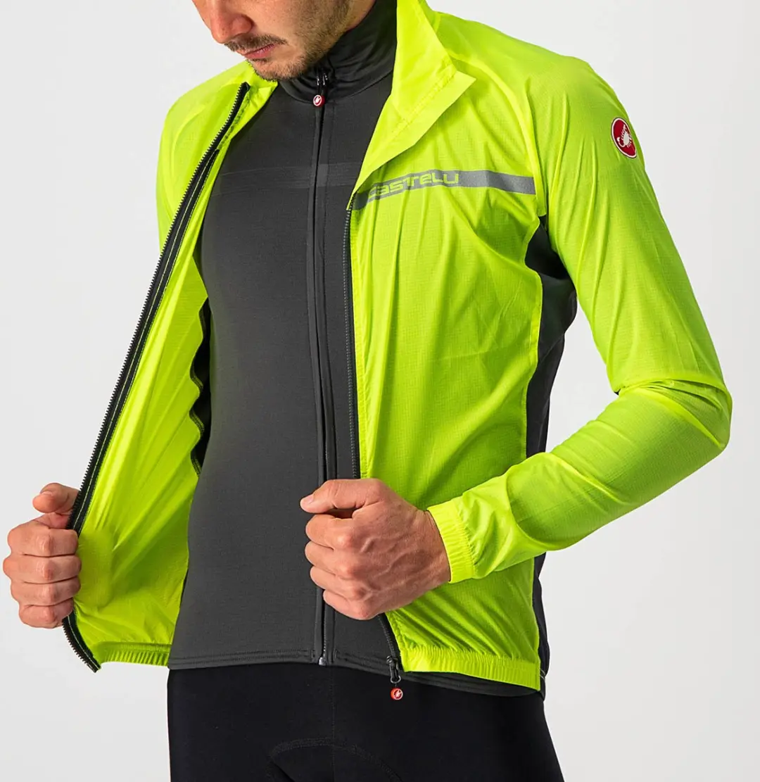 Castelli Squadra Stretch Windstopper Jacket - Geel - M - afbeelding 6 van 6