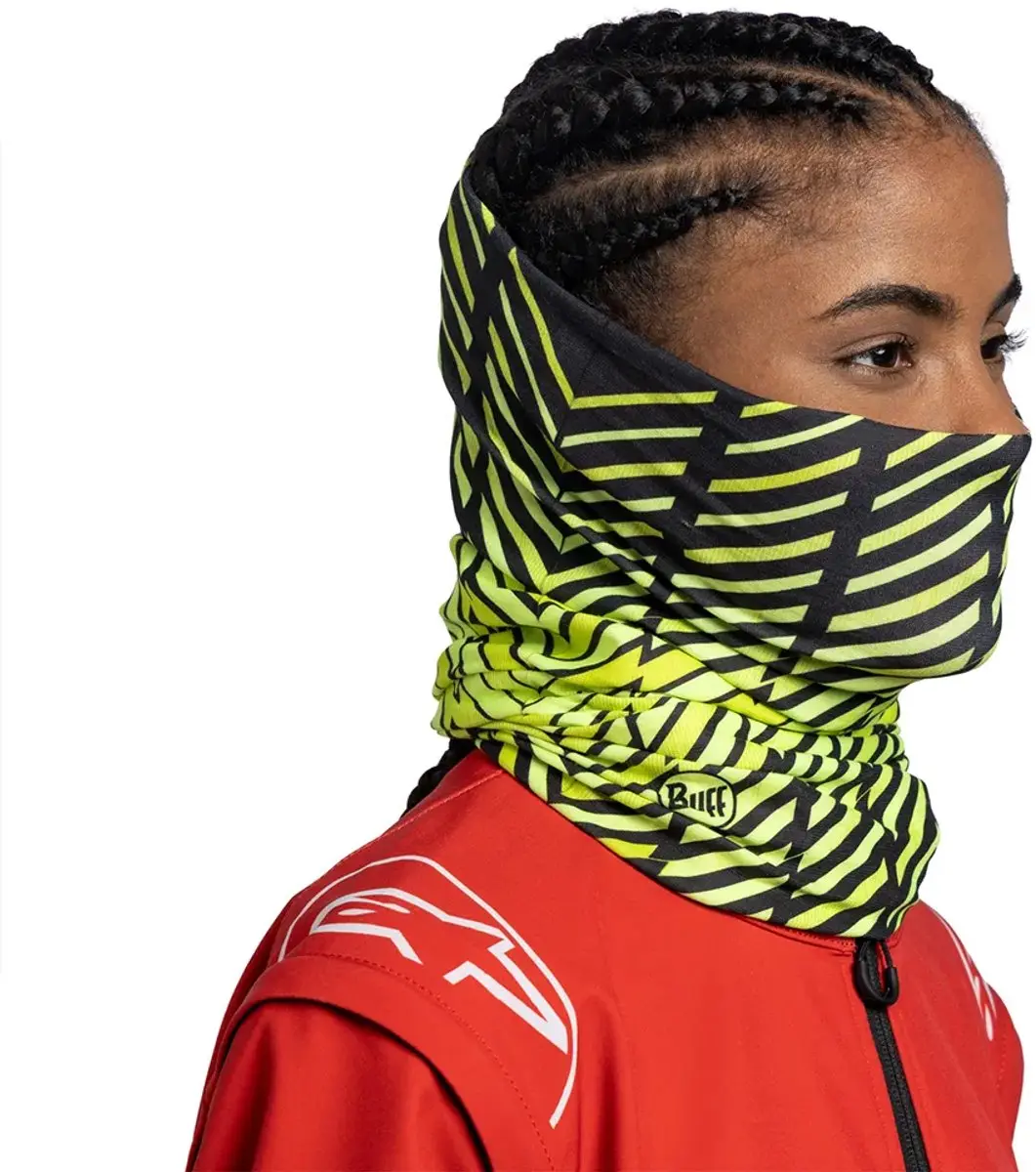 Buff Original Ecostretch Nekwarmer - Tanner Lime - afbeelding 4 van 6