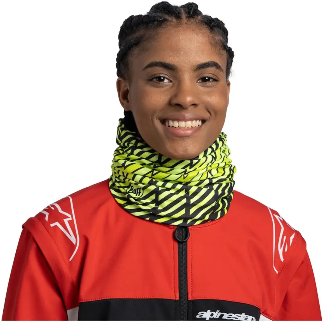 Buff Original Ecostretch Nekwarmer - Tanner Lime - afbeelding 3 van 6