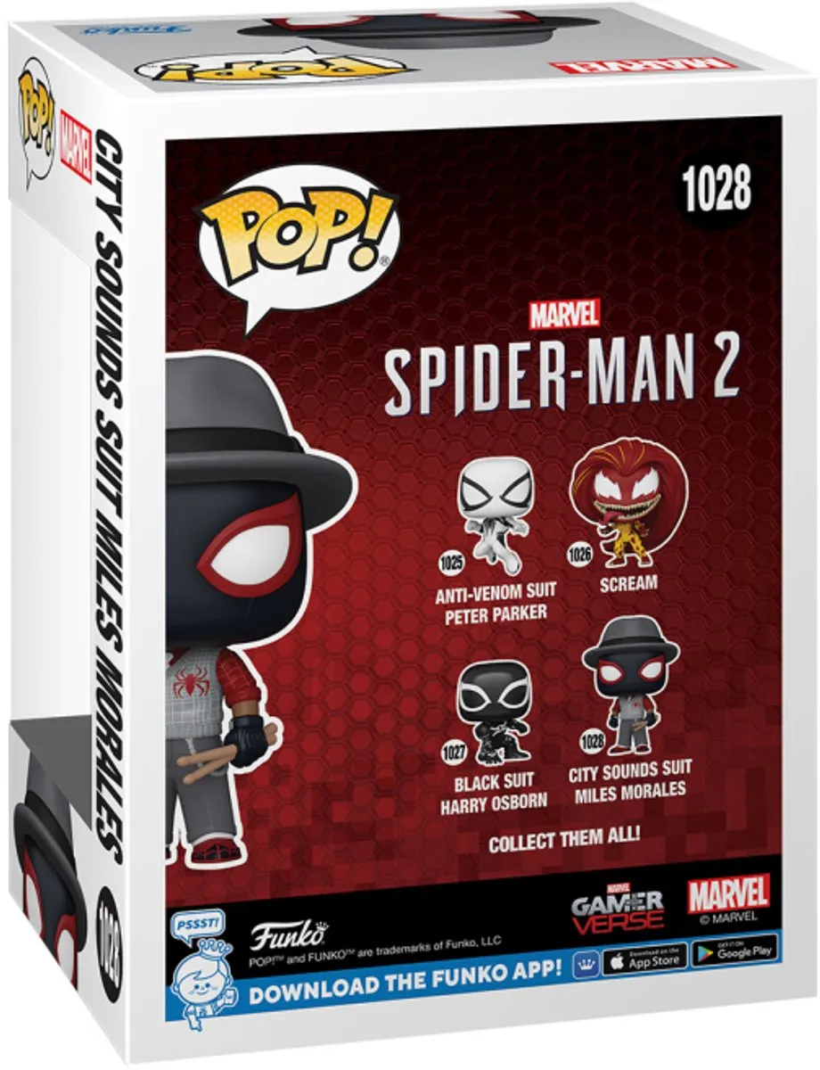 Funko Pop! Miles Morales Spider-Man 2 City Sounds Suit 1028 - Multicolor