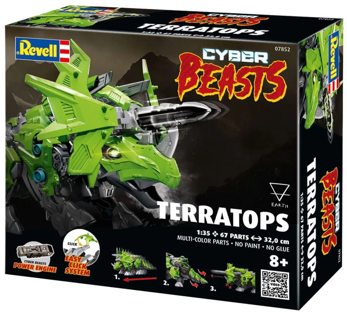 Revell CyberBeasts TerraTops Modelbouwpakket 1:35 - 67 Onderdelen - Multi