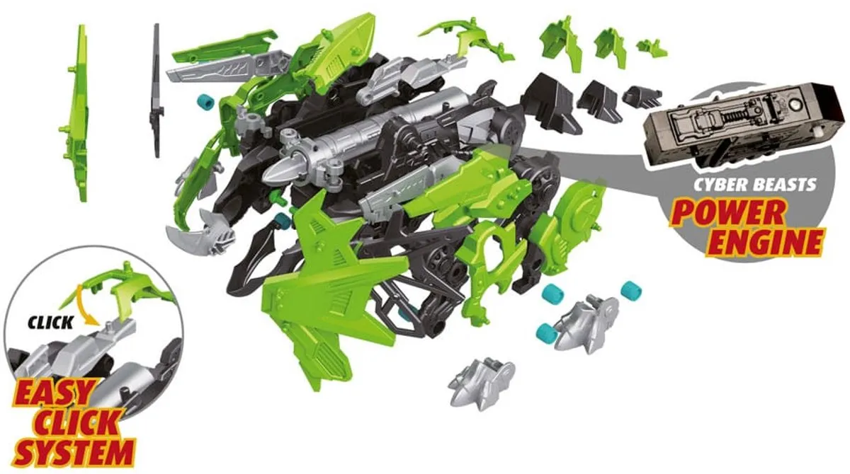 Revell CyberBeasts TerraTops Modelbouwpakket 1:35 - 67 Onderdelen - Multi