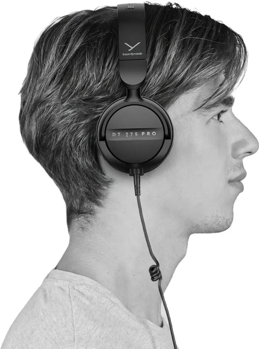beyerdynamic DT 275 PRO Wired On-Ear Headphones - Zwart - afbeelding 3 van 4