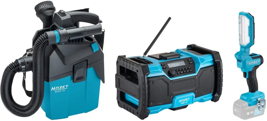 Hazet 9500P-2/3 Boor Baustellenradio 18V/230V