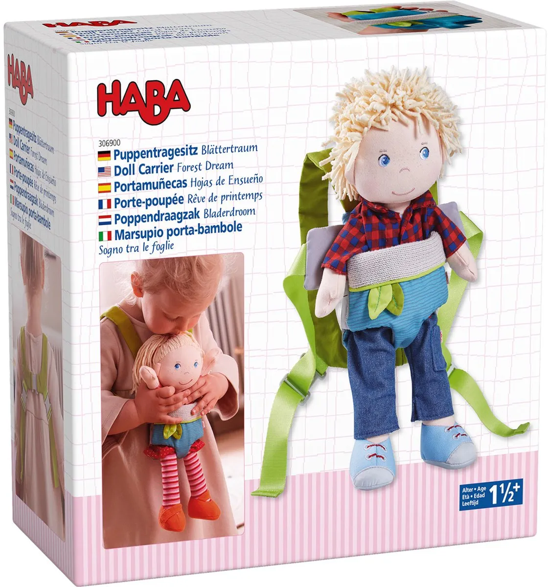 Haba Poppen Draagzak Bladerdroom 1306900001 - Multicolor