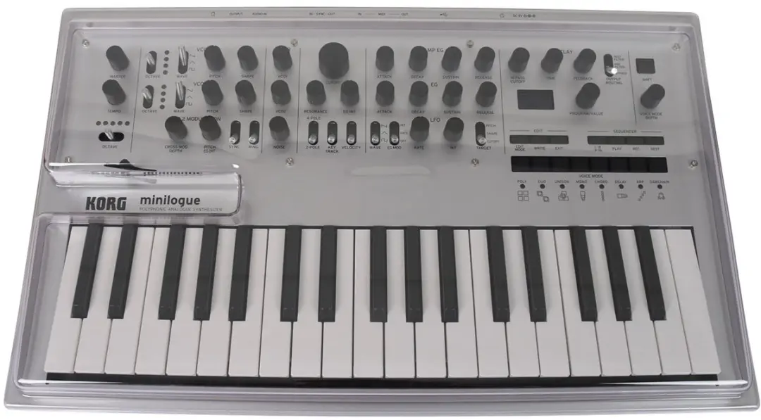 Decksaver Korg Minilogue Cover - Transparent - afbeelding 4 van 6