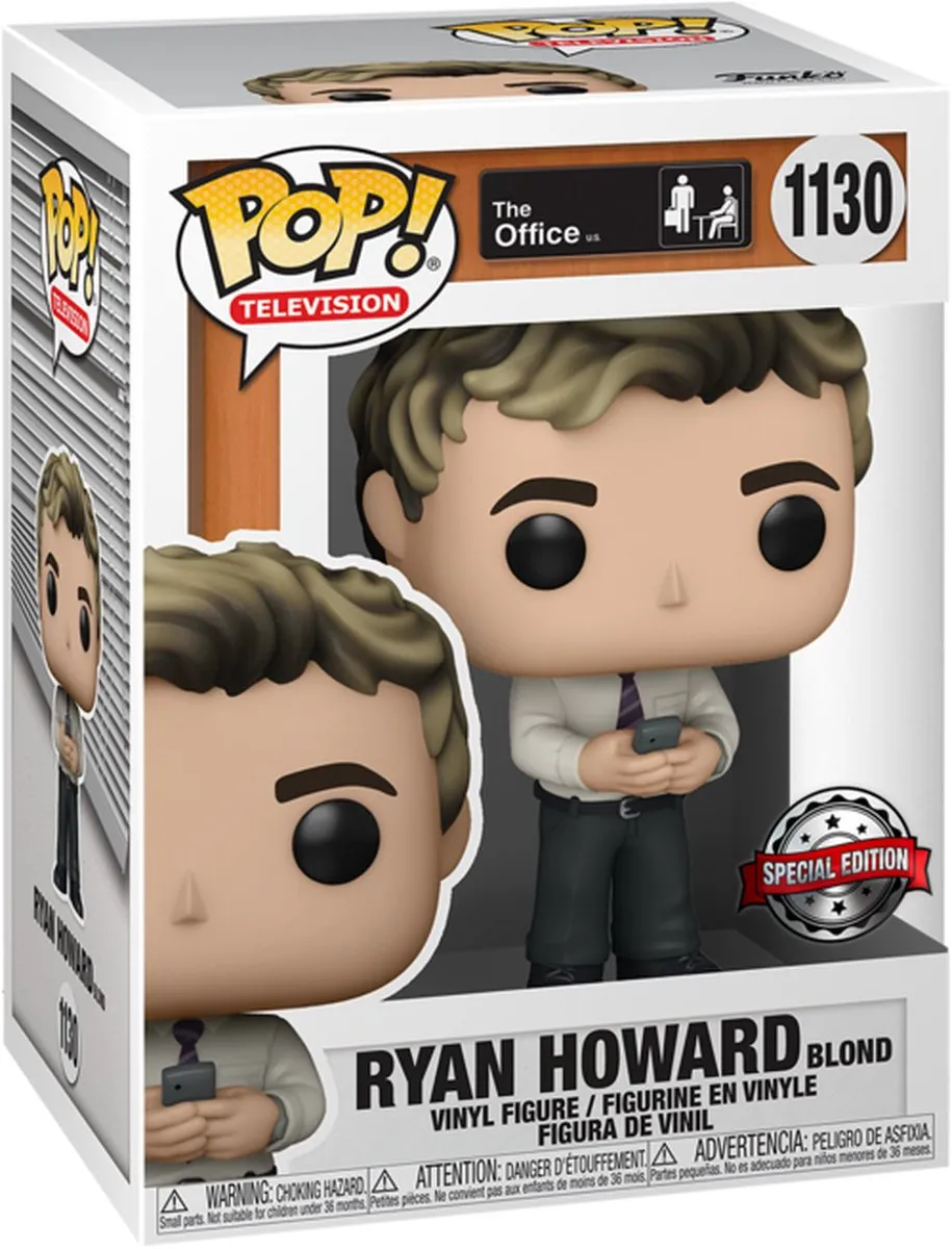 Funko POP! The Office Ryan Howard Figuur - 1130 - Multi