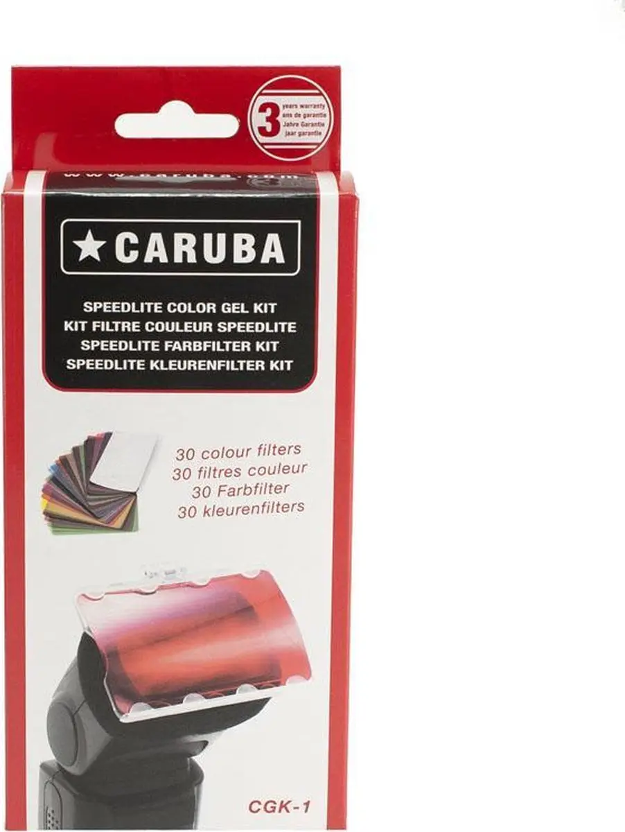 Caruba Speedlite Color Gel Kit - Meerdere kleuren