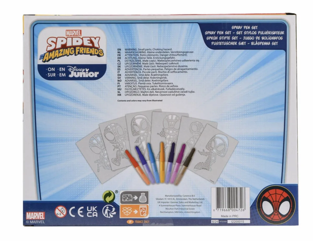 Disney Spiderman Blaaspennen Set - Knutselpakket - Spidey Kleuren