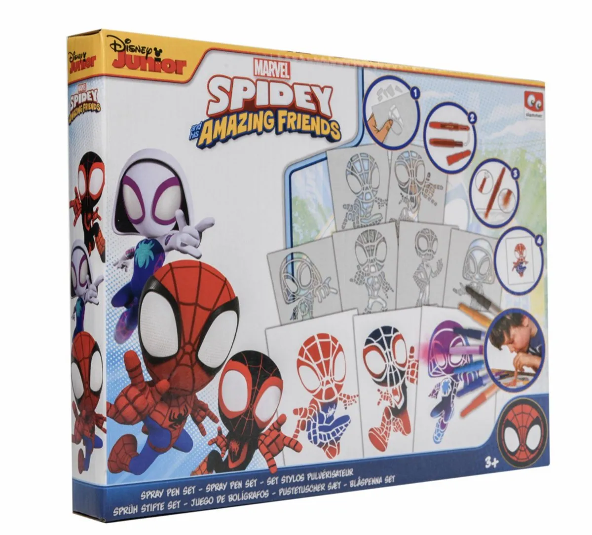 Disney Spiderman Blaaspennen Set - Knutselpakket - Spidey Kleuren