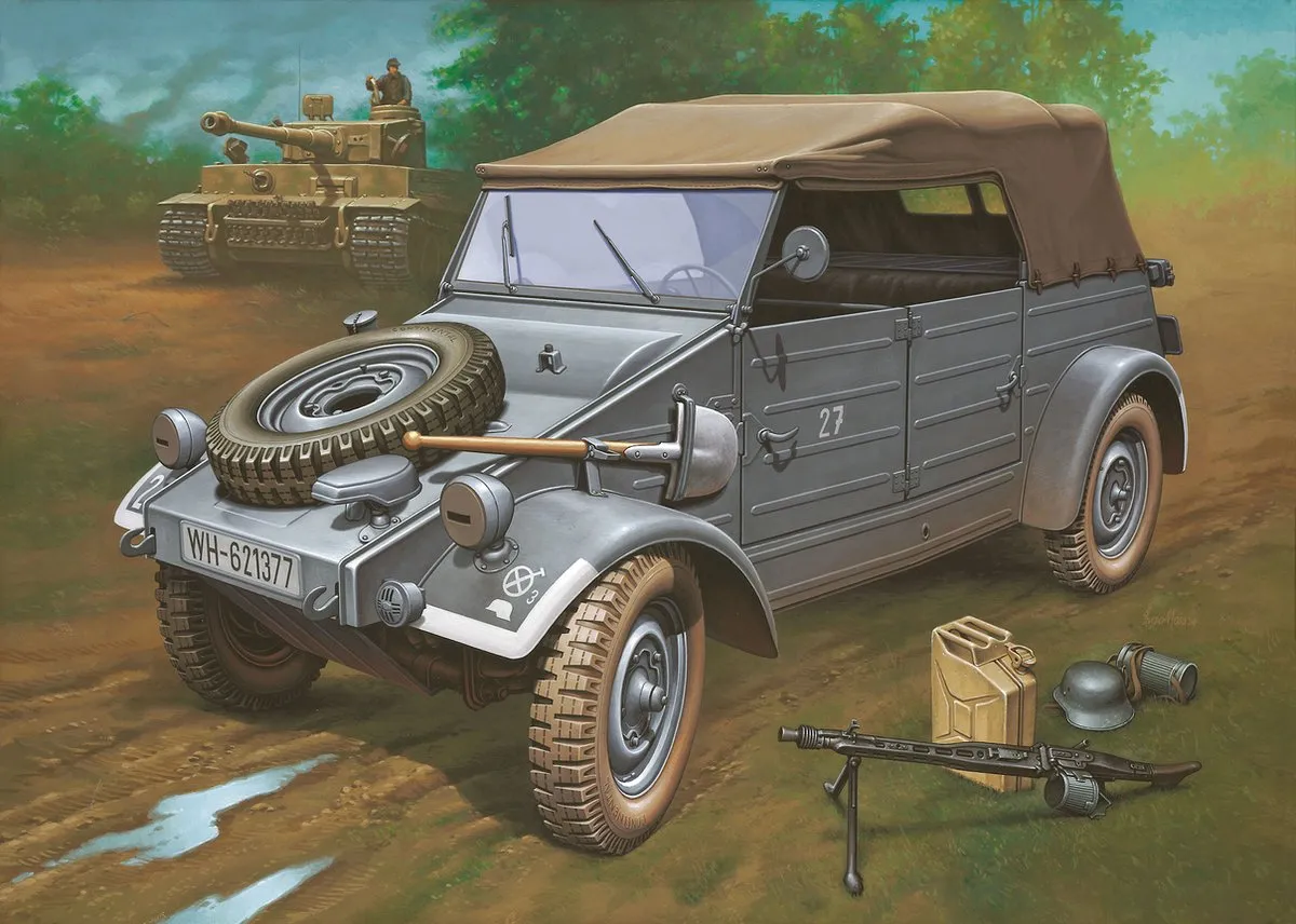 Revell 03500 Kübelwagen Typ 82 Modelbouwpakket 1:9 - Limited Edition