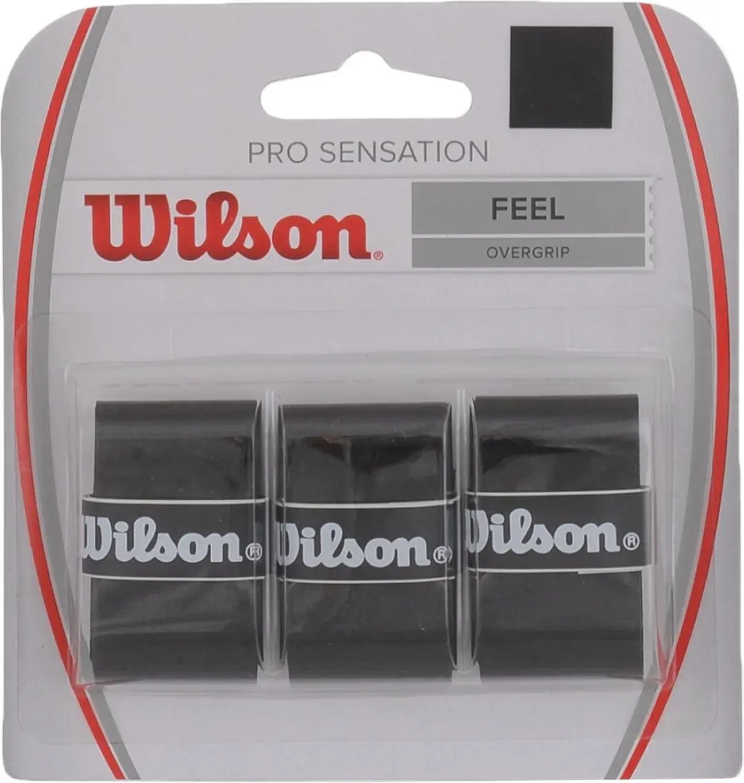 Wilson Pro Sensation Feel Overgrip 3 stuks Zwart WRZ4010BK