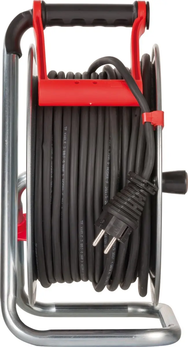 Brennenstuhl Garant S IP44 Kabelhaspel 50m - 3 Stopcontacten - Zwart