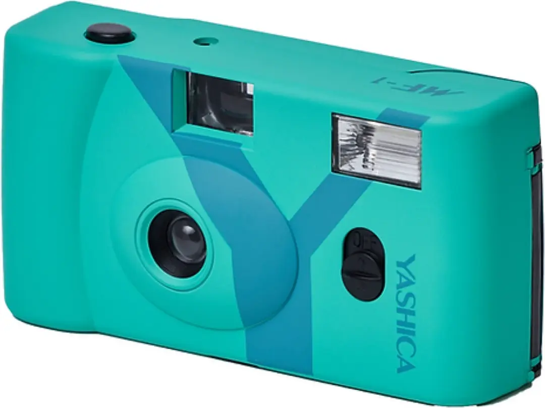 Yashica MF-1 Compactcamera - Turquoise