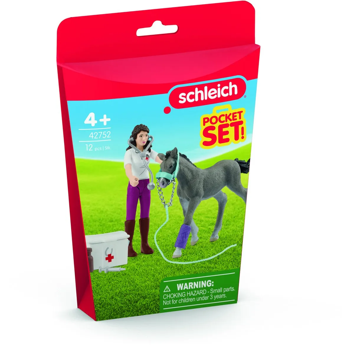 Schleich Horse Club Mevrouw Kramer met Veulen 42752 - Multikleur