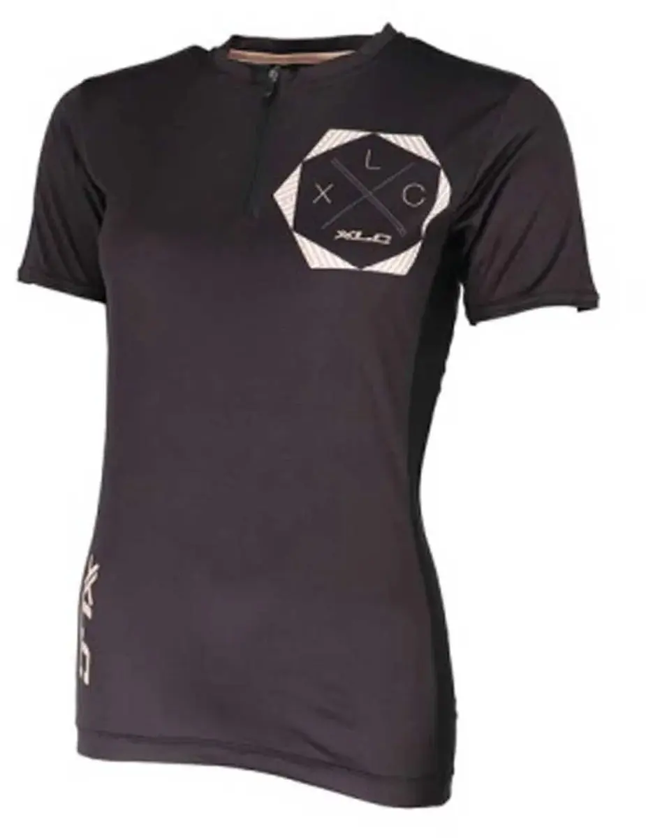 Xlc Mtb Korte Mouw Enduro Trui Zwart 2XL Vrouw
