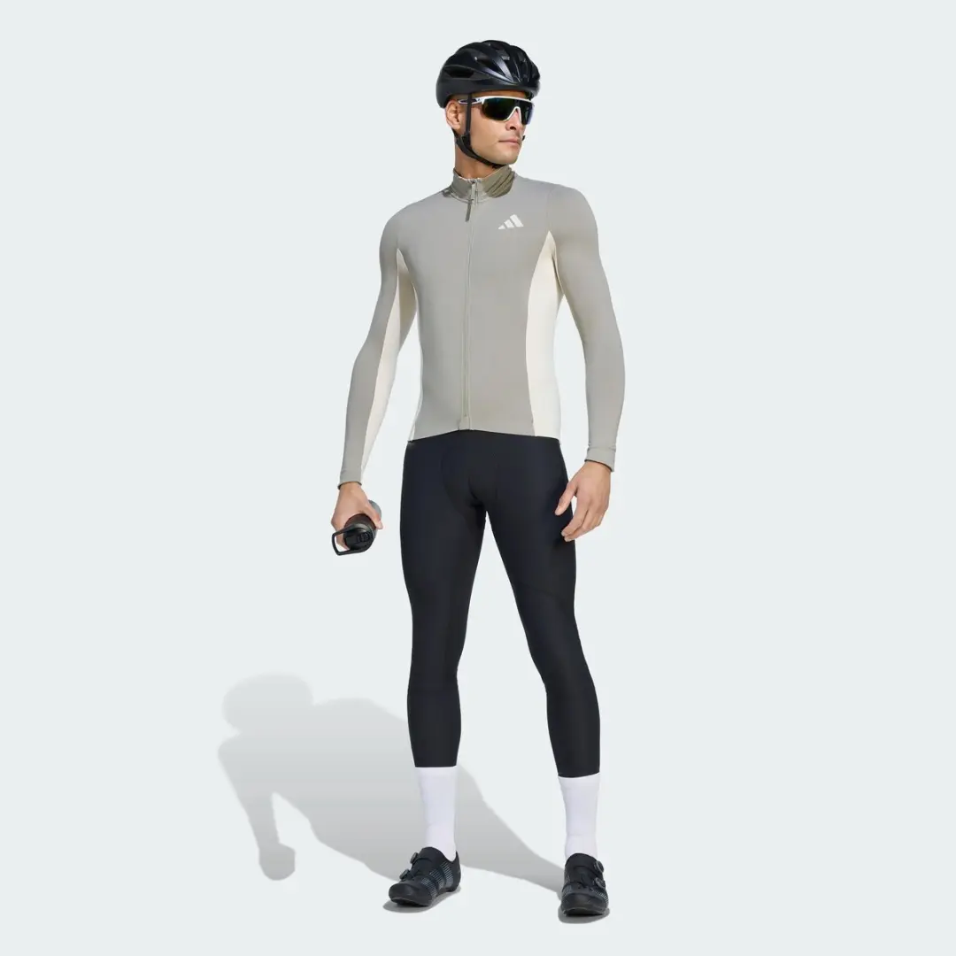 Adidas Tempo 3-Stripes Wielrenshirt Heren - Grijs - afbeelding 6 van 6