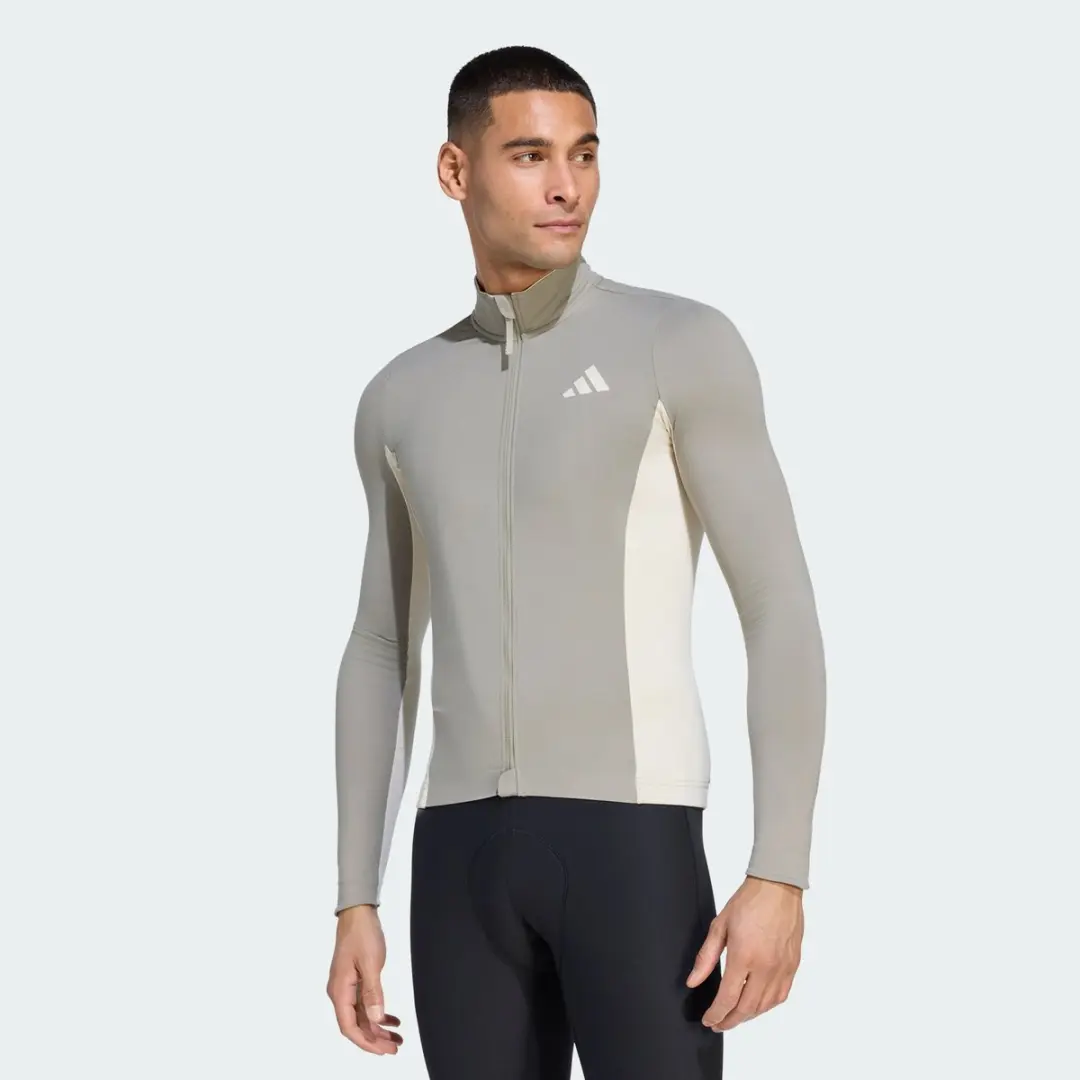 Adidas Tempo 3-Stripes Wielrenshirt Heren - Grijs - afbeelding 5 van 6