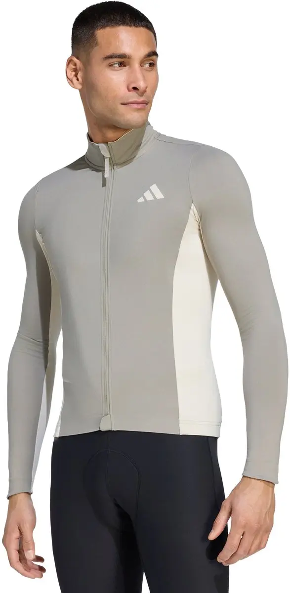 Adidas Tempo 3-Stripes Wielrenshirt Heren - Grijs - afbeelding 2 van 6