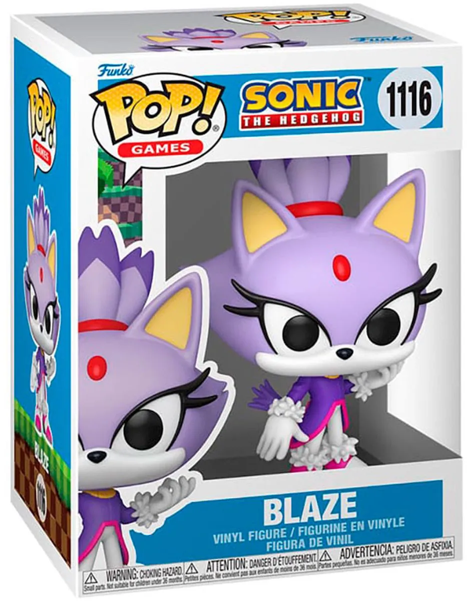 Funko Pop! Sonic The Hedgehog Blaze 1116 Vinylfiguur