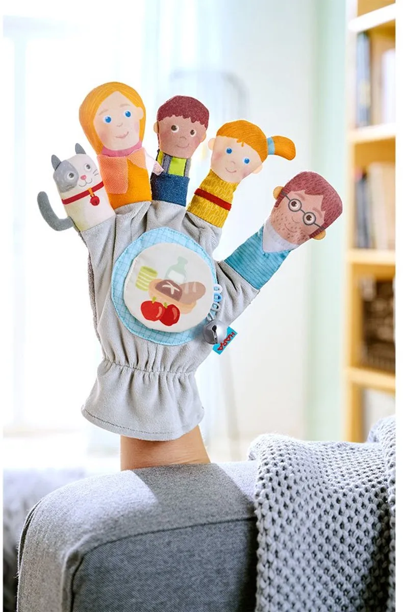 Haba Familie Handpop Speelhandschoen - Multicolor
