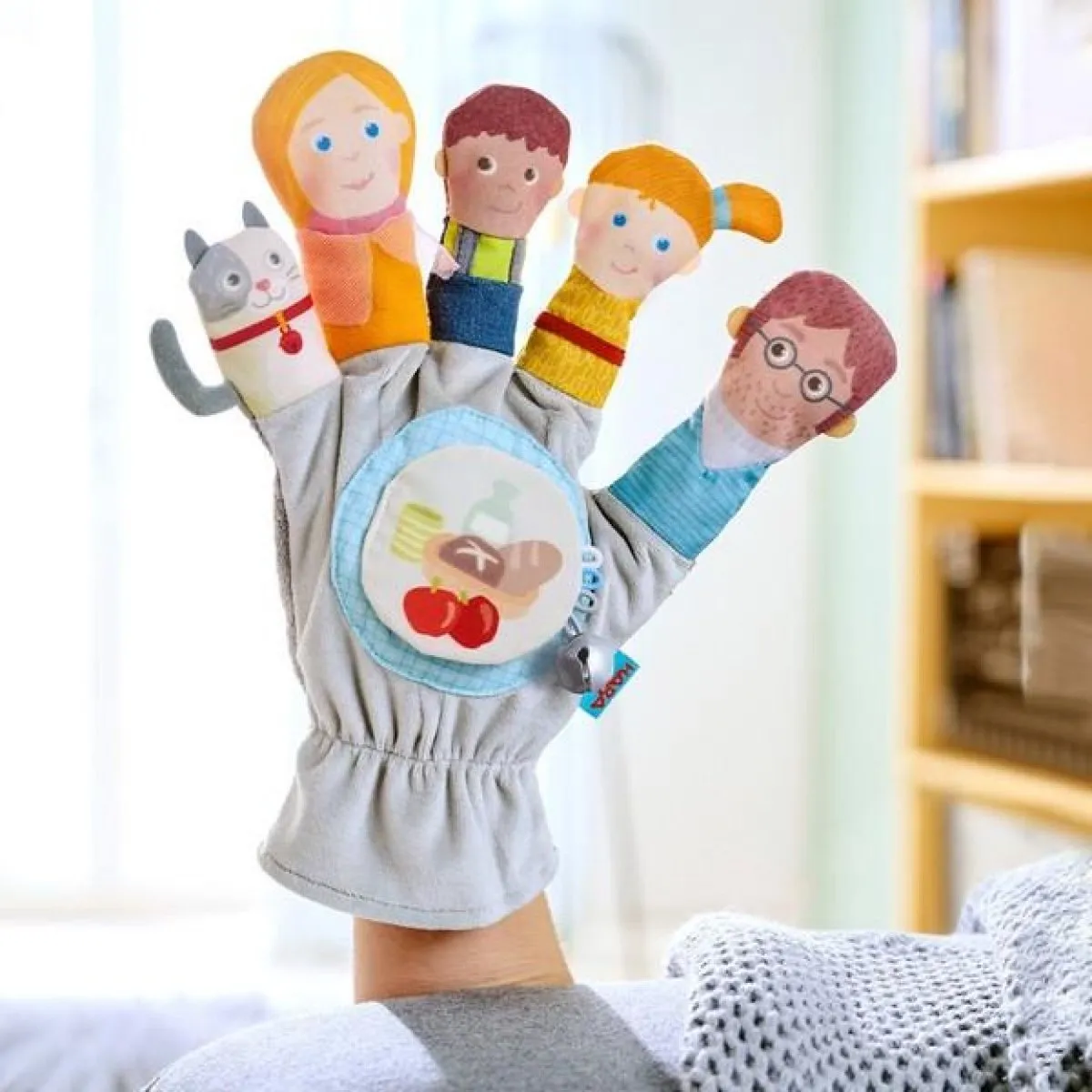 Haba Familie Handpop Speelhandschoen - Multicolor