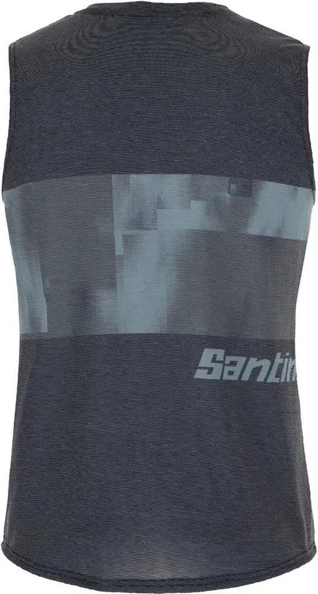 Santini Forza Indoor Collection Mouwloos T-shirt Grijs L Man - afbeelding 2 van 6