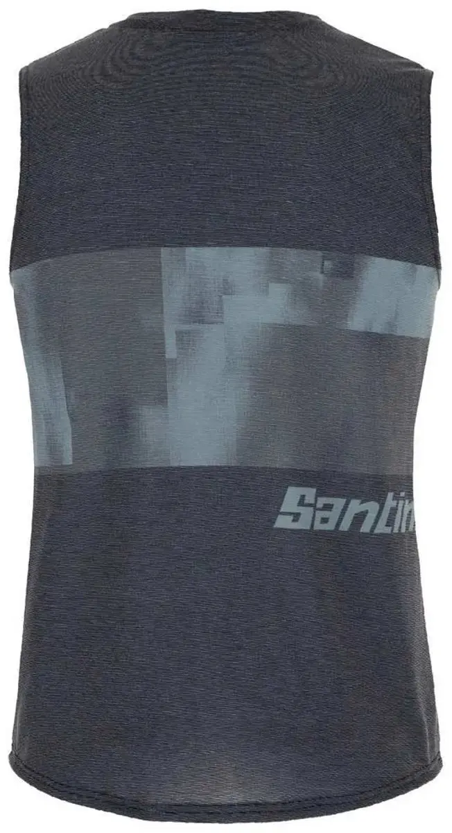 Santini Forza Indoor Collection Mouwloos T-shirt Grijs L Man - afbeelding 3 van 6
