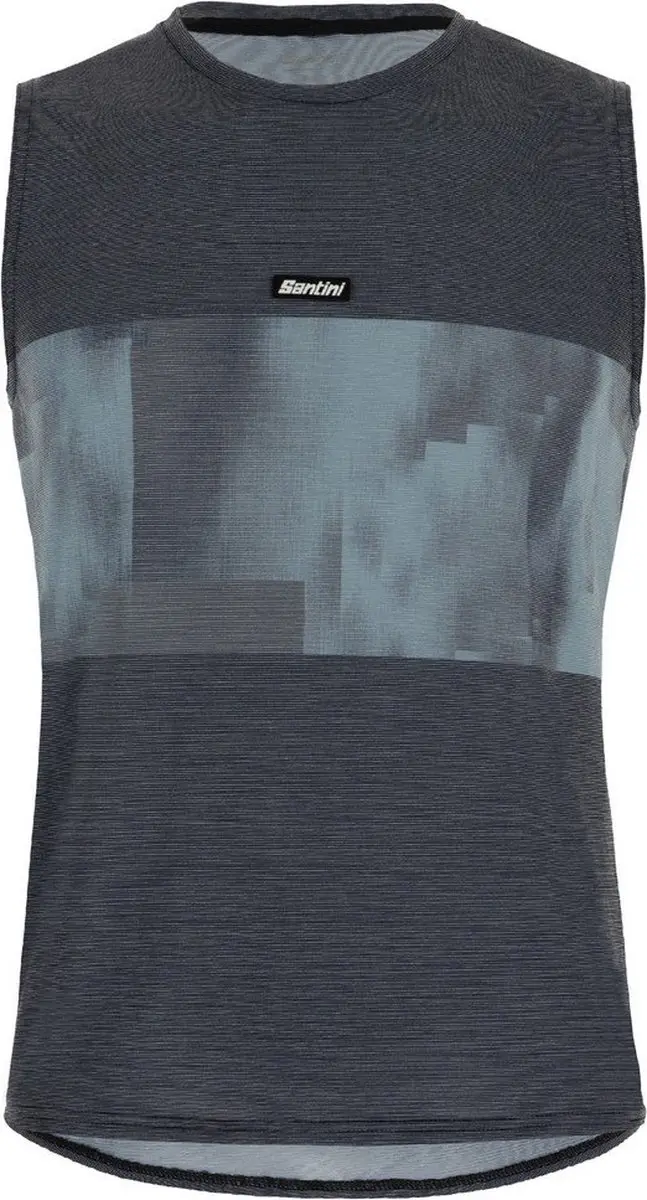 Santini Forza Indoor Collection Mouwloos T-shirt Grijs L Man