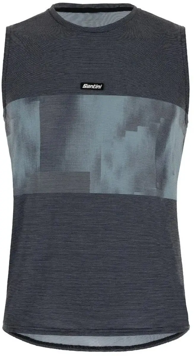 Santini Forza Indoor Collection Mouwloos T-shirt Grijs XL Man