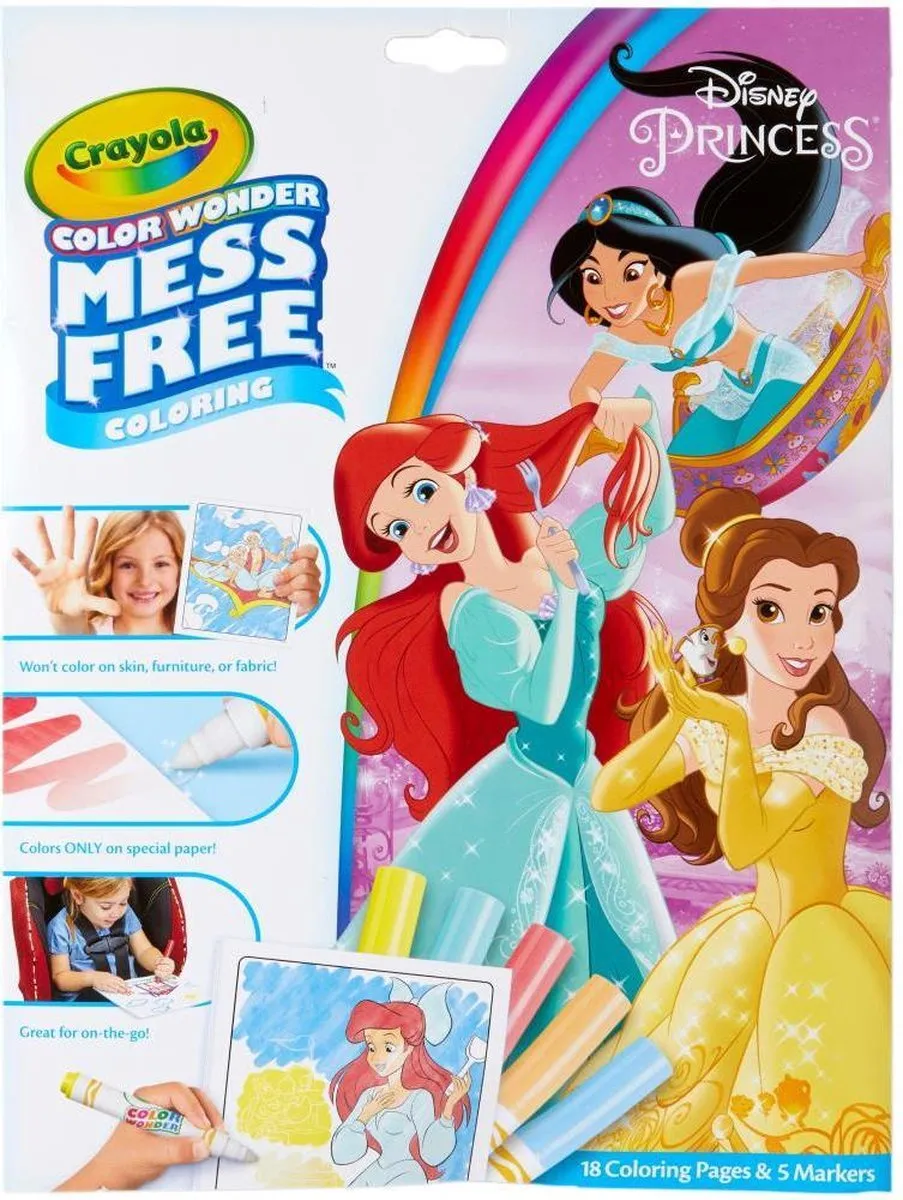 Crayola Disneyprinsessen Wonderkleurboek