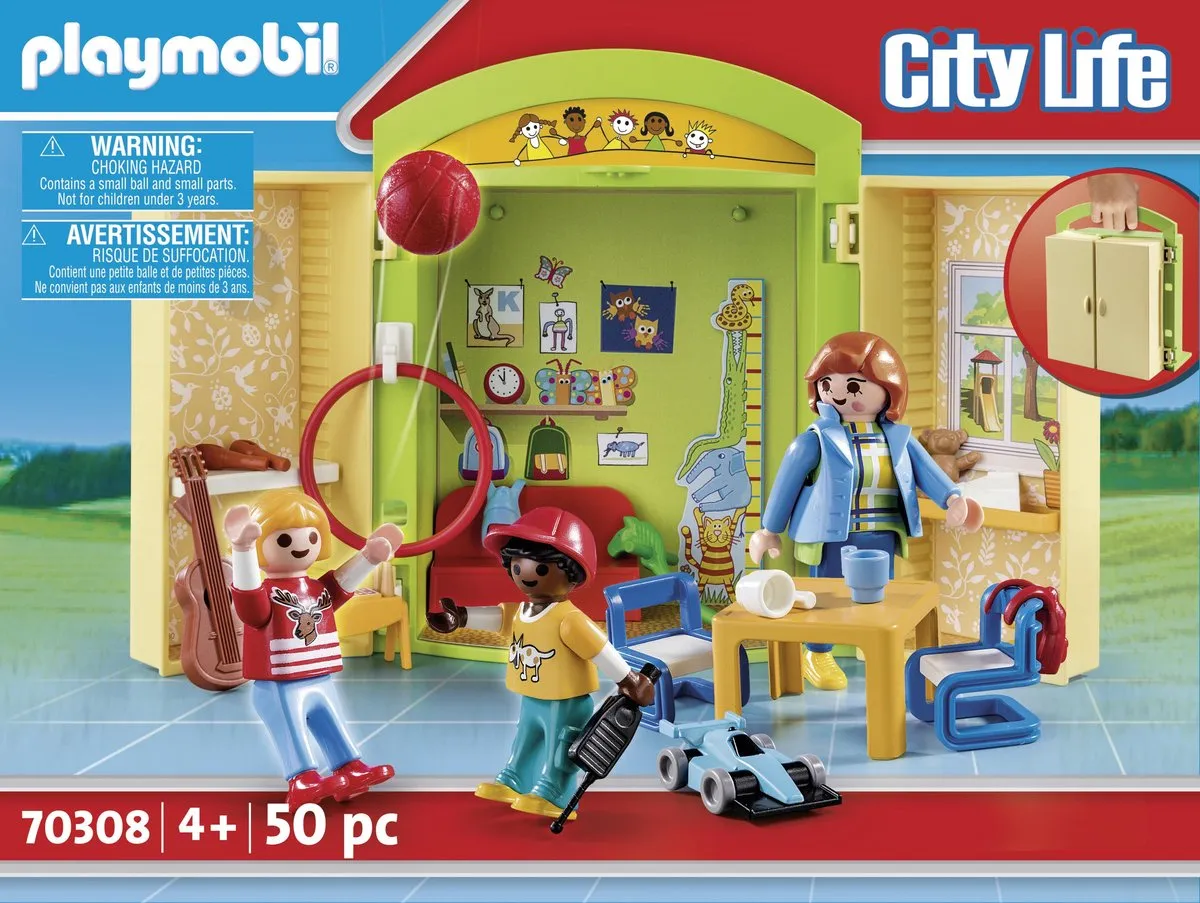 Playmobil City Life Speelbox Kinderdagverblijf 70308 - Multicolor